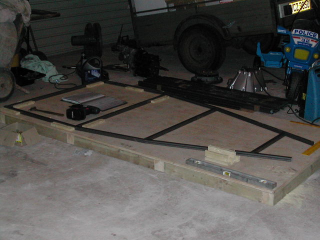 Bottom Rails on Jig